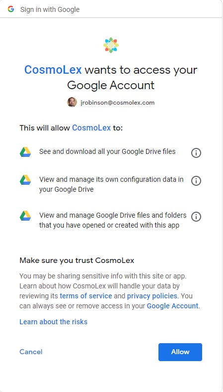 Accessing Google Drive for the First Time - IT Services